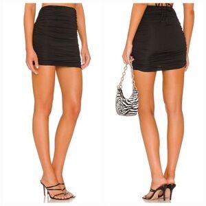 Superdown Kim Skirt in Black, Size: L